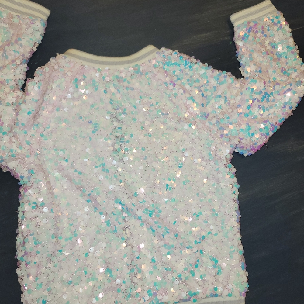 Sparkly Iridescent girls jacket